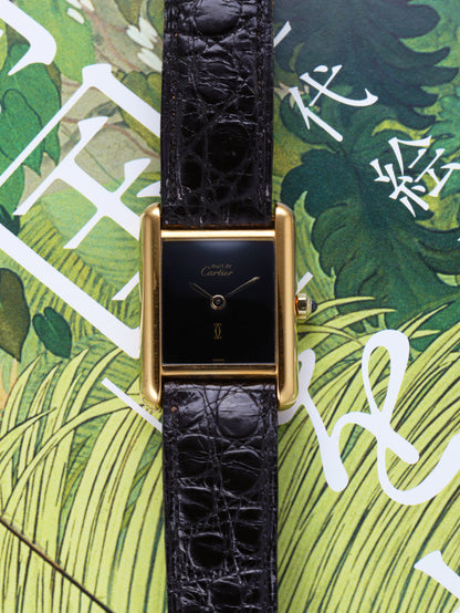 Cartier Must De Cartier Tank Vermeil SM Ref. 366001 (Circa 1990s)