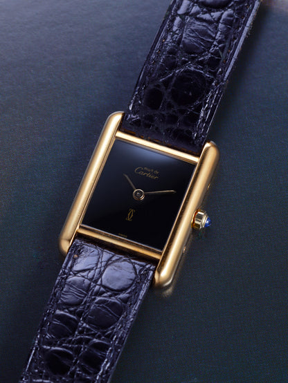 Cartier Must De Cartier Tank Vermeil SM Ref. 366001 (Circa 1990s)