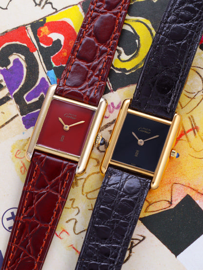 Cartier Must De Cartier Tank Vermeil SM Ref. 366001 (Circa 1990s)