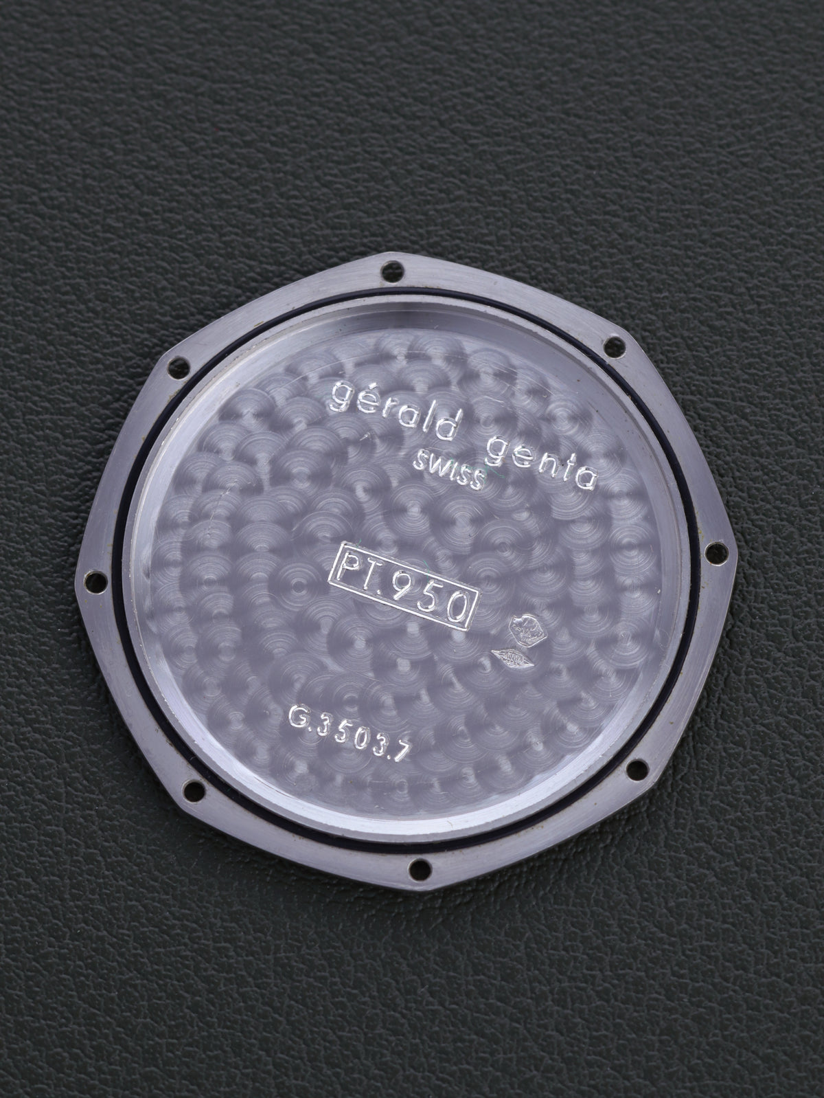 Gérald Genta GMT Chronograph Platinum Ref. G.3503.7 'Mother of Pearl' (Circa 1980-90s)