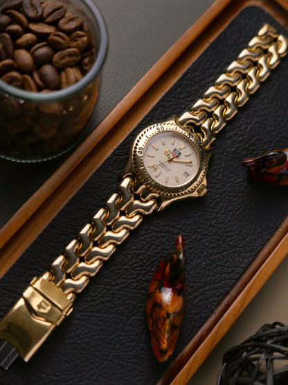 TAG Heuer S/el Gold-Plated 37mm Ref. S94.006K (circa early 1990s)