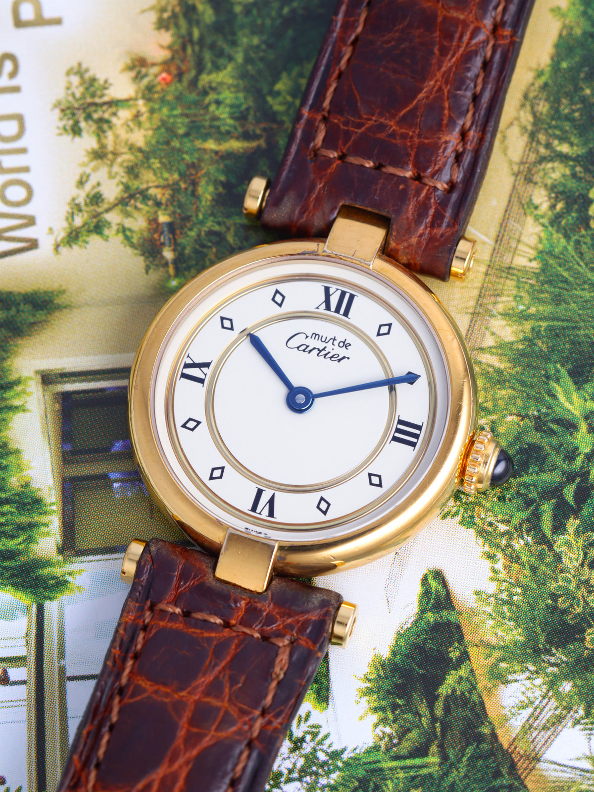 Cartier Vendôme Vermeil SM Ref. 590004 (Circa 1989)