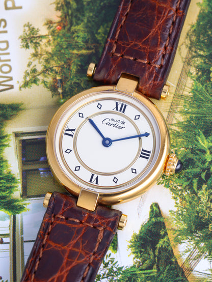 Cartier Vendôme Vermeil SM Ref. 590004 (Circa 1989)
