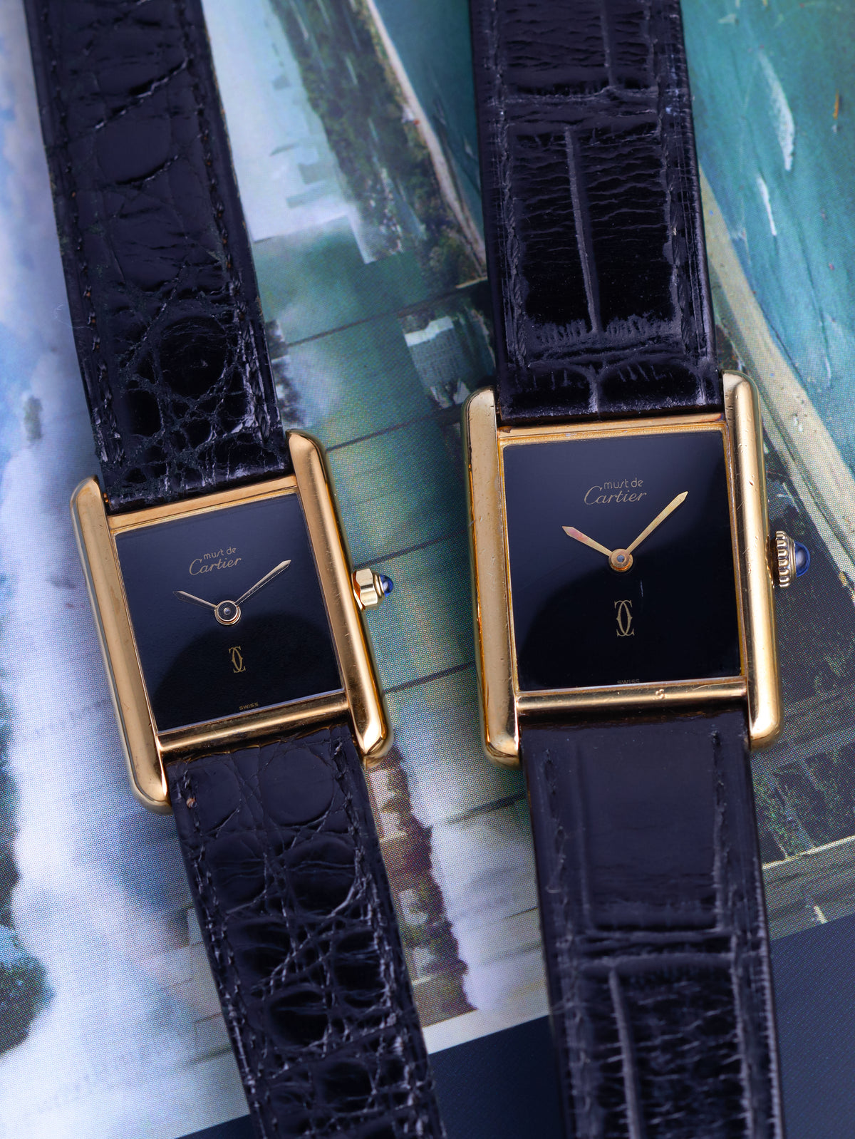 Cartier Must De Cartier Tank Vermeil SM Ref. 366001 (Circa 1990s)