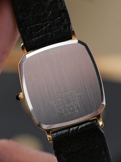 Seiko Dolce “Sardonyx Dial” Ref. 6020-5430. (circa 1981)